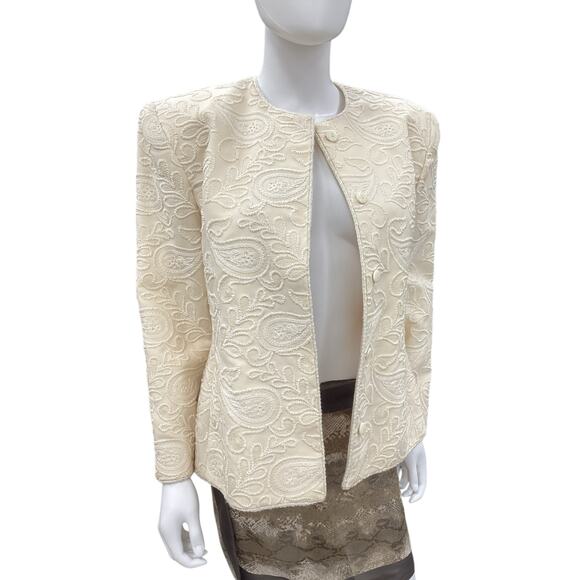 VTG Polatof Blazer Women’s SZ M Beautifully Embroidered Amazing Mint Condition - Picture 2 of 6